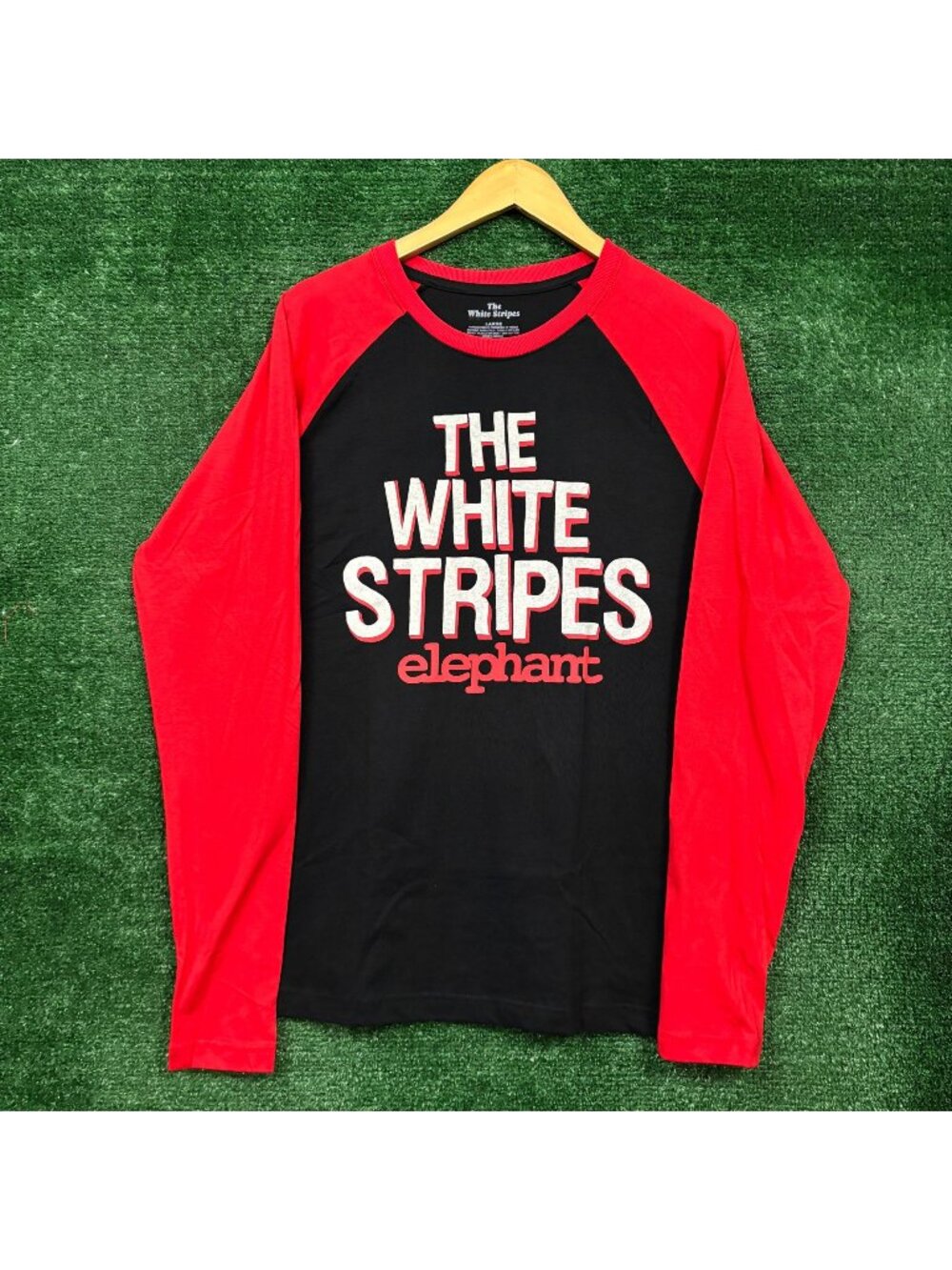 The White Stripes Elephant Rock Band Baseball Tee Extra Large Size Large